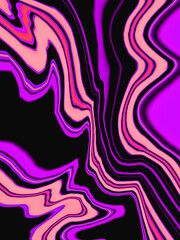 Beautiful and colorful liquid art design illustration