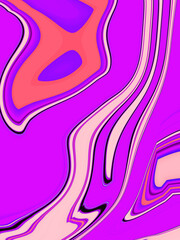 Beautiful and colorful liquid art design illustration