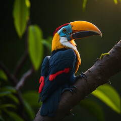 Tropical birds, generative ai