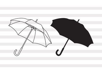 Umbrella SVG, Beach Umbrella Svg, Summer Svg, Rainy Day Svg, Rainy Weather Svg, Umbrella Bundle