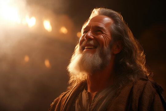 Heavenly Revelation: Moses' Glowing Countenance