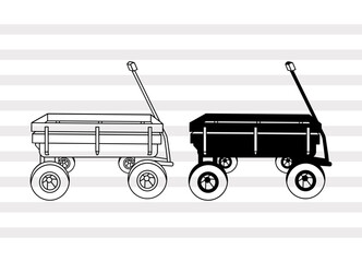 Wagon SVG, Wagon Silhouette, Covered Wagon Svg,  Wild West Svg, Horse Buggy Svg, Amish Svg, Wagon Bundle