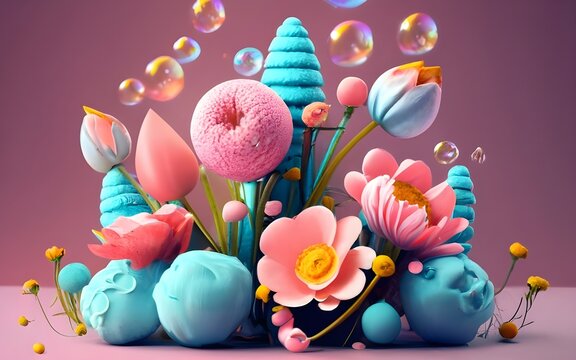 Cute flowers background for pc laptop | Hd wallpaper for PC 