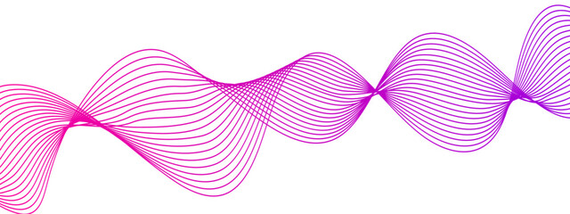 Abstract colorful wave line transparent background modern stream wave background and wave curve lines background. Vector business Illustration pattern of lines in transparent background