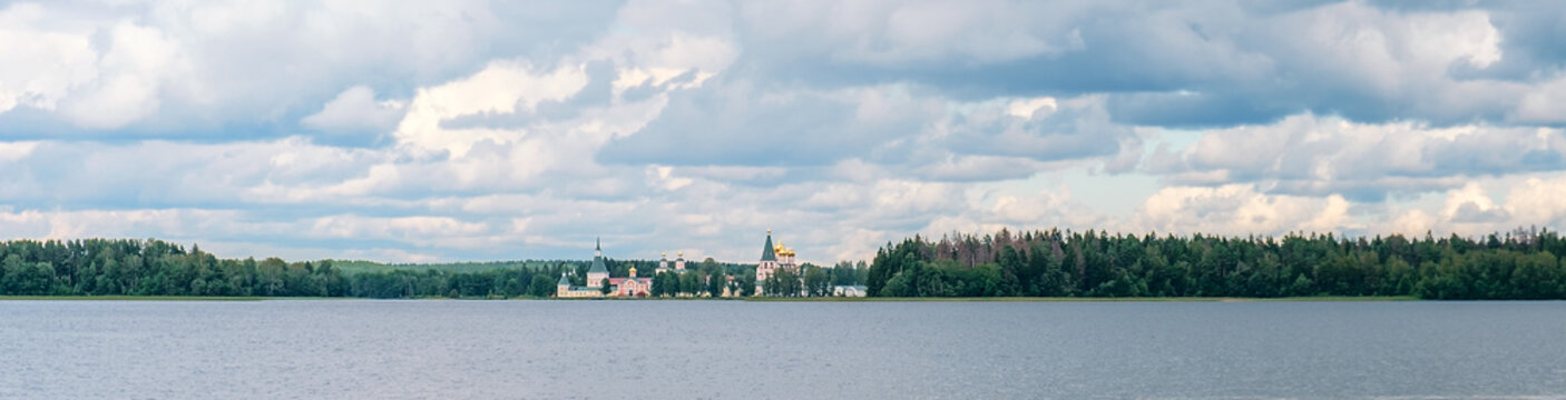 Iversky monastery in Valdai, Russia.