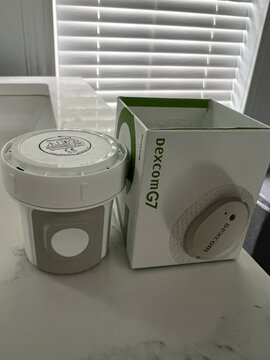 Dexcom continuous glucose monitor applicator to track blood sugar and deliver real-time glucose numbers.