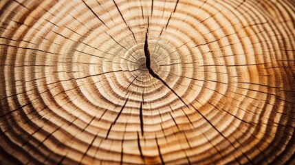 Woodland Chronicles: A Close Look at Tree Ring Patterns