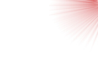 abstract red rays on transparent background