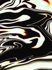 New style beautiful and colorful liquid art design