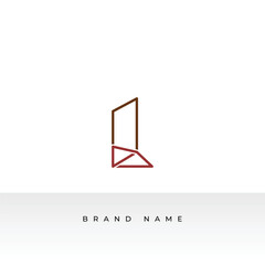 Initial letters L logo template design in Multiple shapes. Logo icon design template elements. Monogram. Linear logo. Simple vector sign illustration in a modern style.