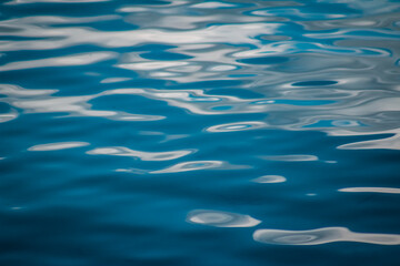 Fototapeta premium Cool Aqua Lake Water Waves & Ripples - Boat Yacht Sailboat Sale Sign or Ad Campaign, Marina, Marine, Club Membership, Country Club Membership, Event Sign, Backdrop, Social Media Post Ad, Invitation