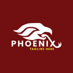 falcon phoenix logo design vector