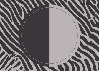 abstract black lines background, zebra texture pattern, black wave lines for elegant banner