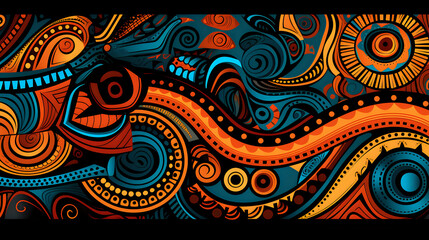 paisley pattern Background. Generative AI