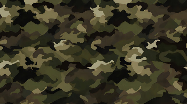 camouflage pattern background. Generative AI