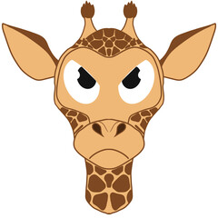 giraffe cartoon illustration
