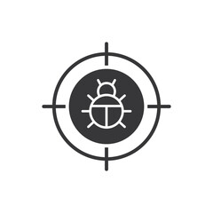 Virus Target Icon - Malware Icon