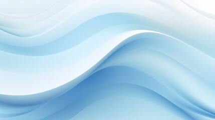 Snow Wave Winter Texture Background - Blue White Wavy Lines. Frozen Ocean Water Backdrop for New Year Holiday Celebration. Abstract Web and Mobile Cartoon Waves with Copy Space