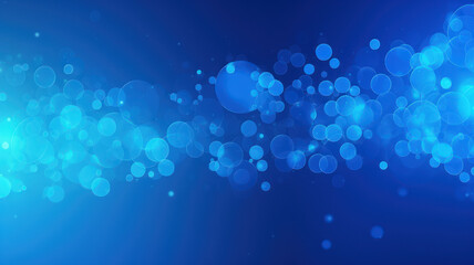 Minimalist Blue Dots on Abstract Background