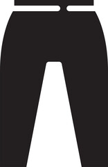 Fashion Trousers Glyph Icon
