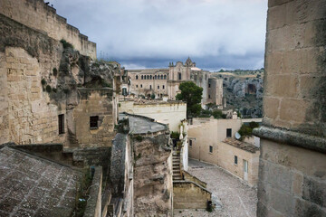 View in Matera, Italy