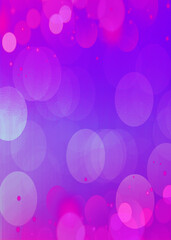 Purple bokeh vertical background with copy space for text or image, Usable for banner, poster, Ad, events, party, events, sale, celebrations, and various design works