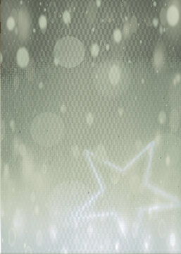 Silver, gray bokeh vertical background with copy space for text or image, Usable for banner, poster, Ad, events, party, events, sale, celebrations, and various design works