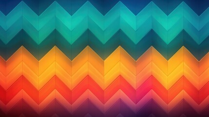 Chevron pattern with gradient colors. AI generated