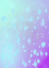 Purple, blue bokeh vertical background with copy space for text or image, Usable for banner, poster, Ad, events, party, events, sale, celebrations, and various design works