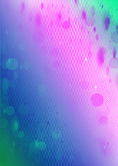 Blue, pink bokeh vertical background with copy space for text or image, Usable for banner, poster, Ad, events, party, events, sale, celebrations, and various design works