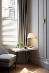 Fototapeta premium Stylish interior detail of a living room with modern futniture and elegant accesories.