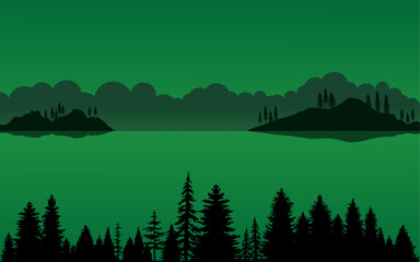  Beautiful rural landscape scenery background horizontal panoramic scene