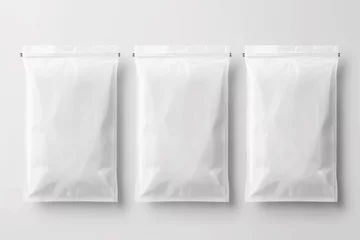 Fotobehang blank plastic zip bag isolated vector style illustration © Zaharia Levy
