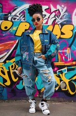 Retro fashion of 90s vintage style || Nostalgic lifestyle reference || Cool, stylish 90s old times nostalgic lifestyle