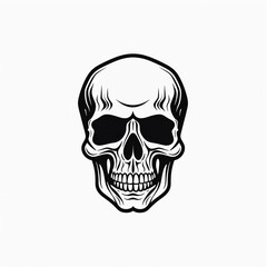 Halloween Skull Vector Illustration