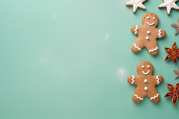 Fototapeta premium Merry Christmas background, xmas festive decoratons winter holidays, happy new year.