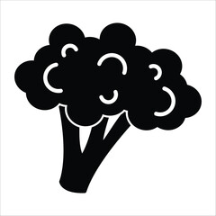 broccoli icon vector design template