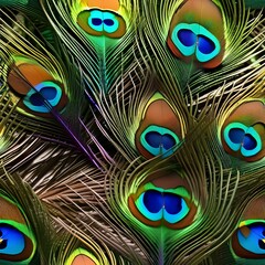 A radiant, multi-dimensional peacock with feathers that shift between universes, displaying its cosmic beauty5