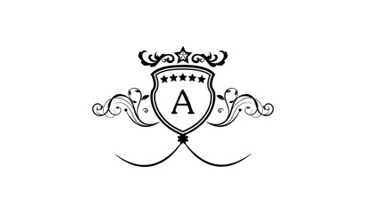 invitation card with rings logo A