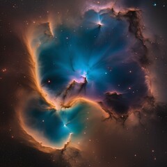 A luminous, sentient nebula resembling a celestial river, flowing through the cosmic expanse3
