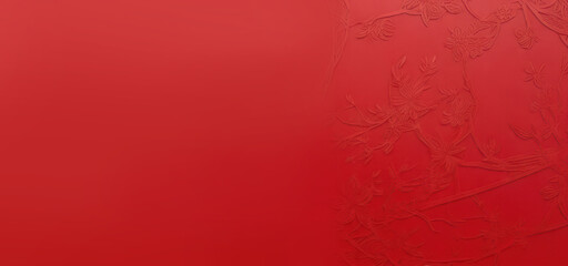 January 22, Chinese New Year, Spring Festival, red papercutart, background, banner, place for text