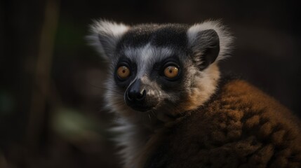 Ring-tailed lemur (Lemur catta) portrait