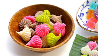 Allure, Colorful Thai sweet dessert