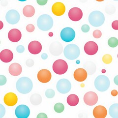 Fototapeta premium Candy-Colored Polka Dot Bliss