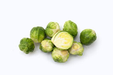 Fresh brussels sprouts. Organic vegetables