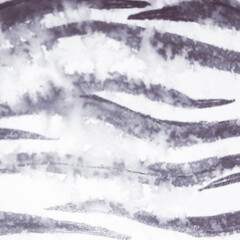 Fototapeta premium Gray Zebra Mix Texture. Indigo Tiger Skin Print.