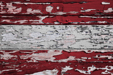Flag of Austria painted on a wooden board