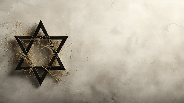 Star of David, ancient symbol, emblem in the shape of a six-pointed star, Magen, culture faith, Israel Jews, symbol symbolism, flag emblem item.