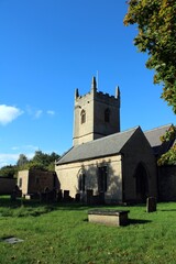 Fototapeta na wymiar St Michael's Church, Linby, Nottinghamshire.