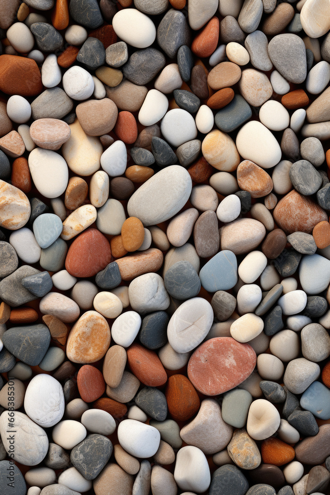Poster a close-up view of a bunch of rocks. this image can be used to depict nature, geology, or as a backg